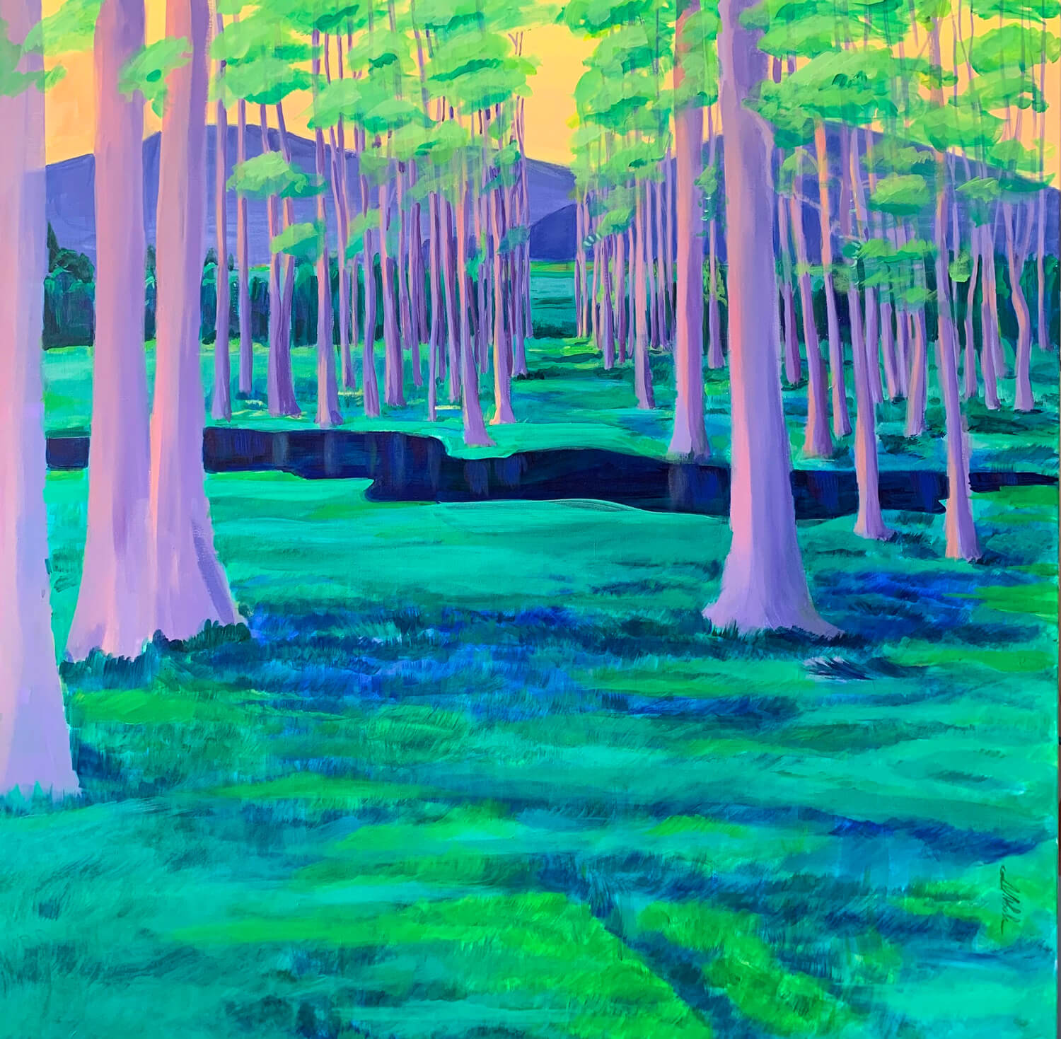 Foret au Crépuscule 3 | Maria Lvova | NoBorder Art Gallery