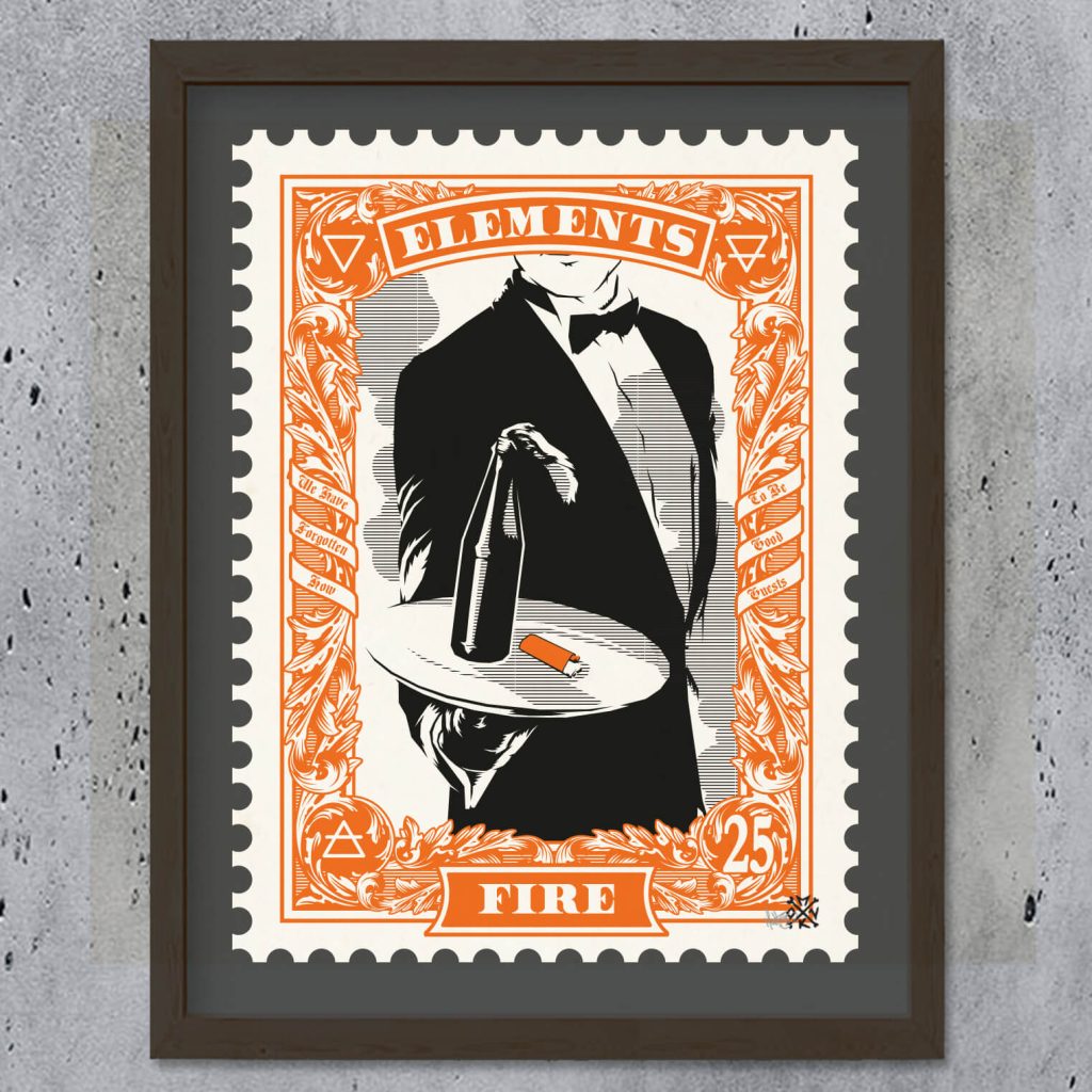 Loïc Monk - Honest Stamp - Elements Fire